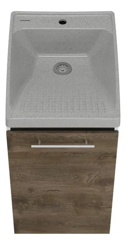 Lavadero Corona Premium Ii Petite Gris Mueble Oporto