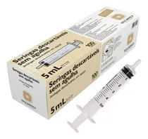 Comprar Seringa Descartável 5ml Bico Luer Slip 100un Descarpack