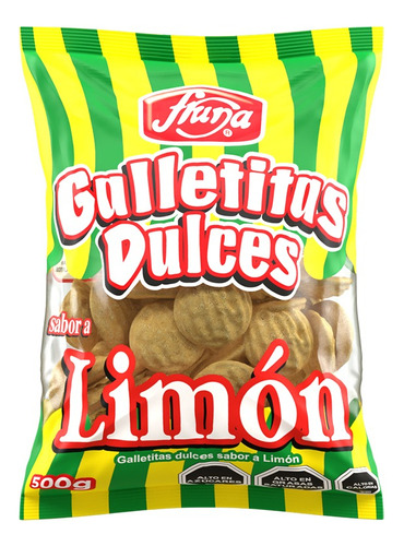 Galletas Dulces De Limon Bolsa 500gr Fruna