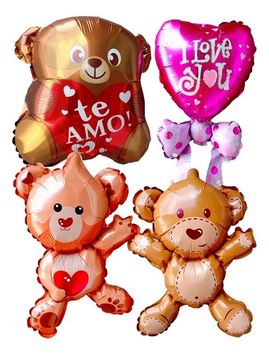 Globo Amor Mama Papa Niño Infantil Enamorado 14 Feb Pack 24