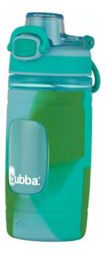 Bubba. Flo Kids Botella De Agua, 16 Onzas, Hielo De Vidrio Color Kiwi Color Wash