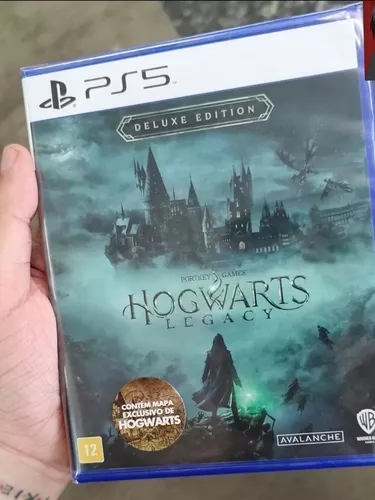 Jogo Hogwarts Legacy (deluxe Edition) - Ps5 - Mídia Física - Desconto no  Preço