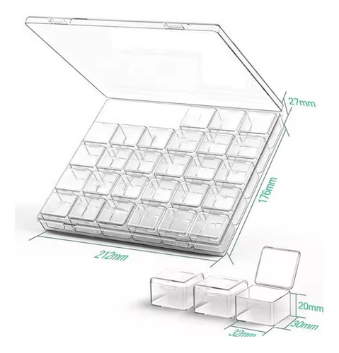 Cajas De Almacenamiento Apilables De 30 Compartimentos Con T
