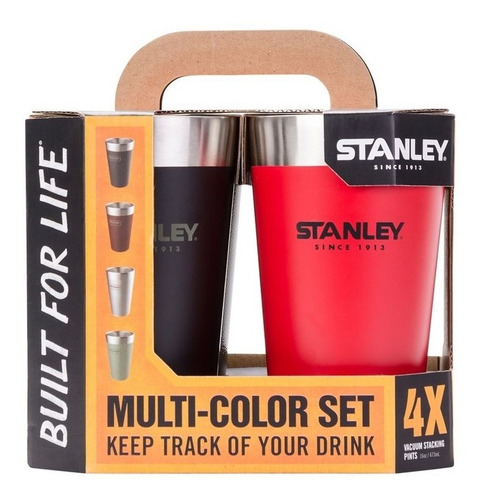 Set De Vasos Termicos Stanley Pack X 4 473ml