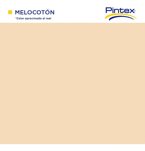 2 Pack Pintura Colorlastic 5 Años Pintex 3.8 Litros Int/ext Color Melocotón