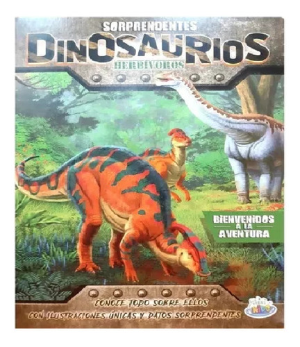 Libro Sorprendentes Dinosaurios Herviboros Cartoné  Playking