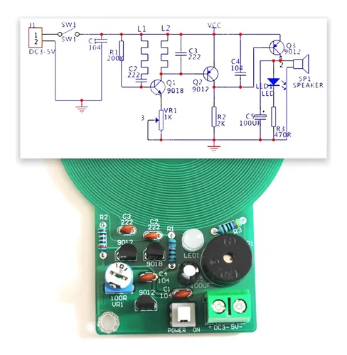 Kit De Prática De Soldagem Com Detector De Metais, R4t4t4