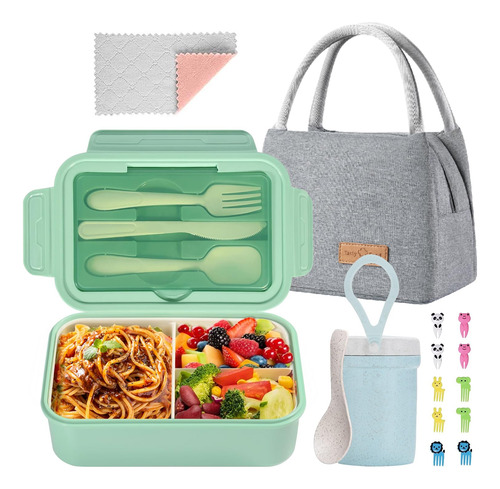 Lonchera Bento Para Niños, Lonchera Bento Box Para Adultos L