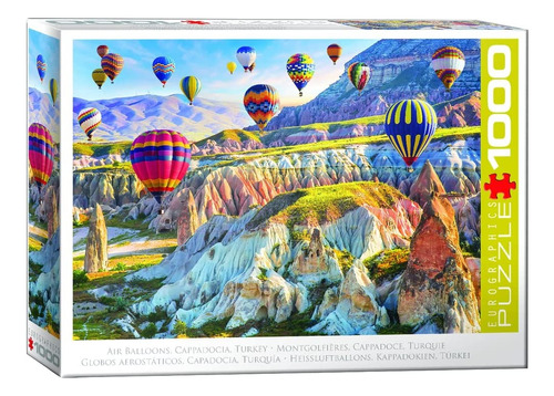 Globos Cappadocia Turquía Rompecabezas 1000 Pza Eurographics