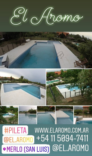 Imagen 14 de 14 de Cabañas El Aromo , Merlo , San Luis , Alquiler , Piscina
