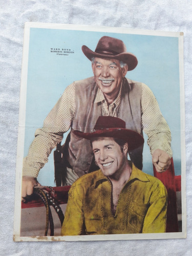 Poster Revista Canal Tv - Caravana Ward Bond R Horton