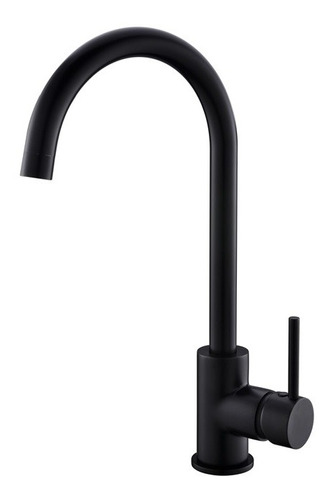 Torneira Cozinha Monocomando Gourmet Preto Fosco Black Matte