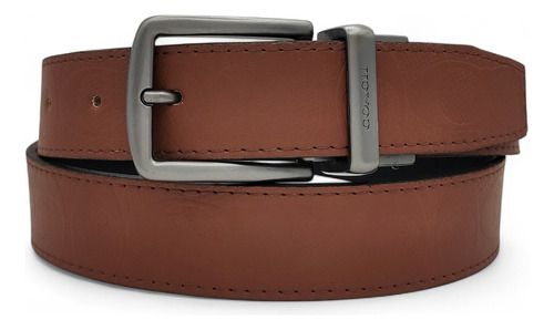 Cinturón Coach Reversible Doble Vista Unisex Troquelado