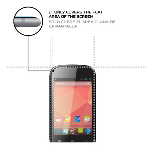 Protector Mica Pantalla Para Airis Tm360