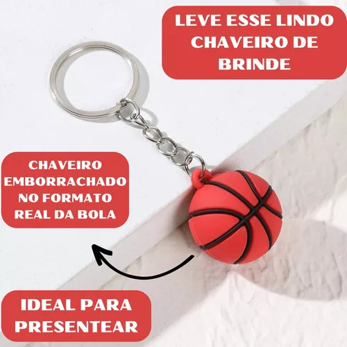 Bola Basquete Basketball Número 7 Tamanho Oficial E Bomba Para Encher Bico  Duplo