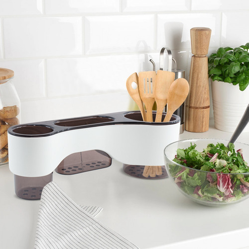 Imagen 4 de 10 de Organizador Soporte Porta Utensilios De Pared Multifuncional