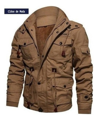 Chamarra De Hombre Grueso Caliente Militar Bomber Chamarras