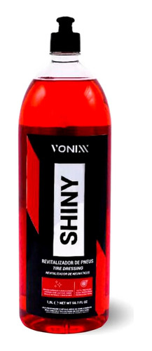 Pneu Pretinho Shiny Vonixx Brilho Molhado 1,5l Até 60 Dias