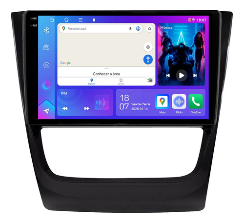 Multimidia Vw Saveiro G6 9p Android Carplay 4/64gb + Ré
