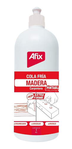 Afix Articoll Maderas Botella 1kg (cola Fría) 