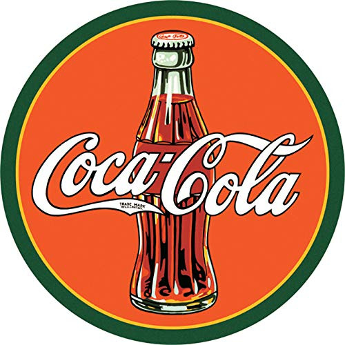 Señal Circular De Coca-cola (coke Bottle Round Sign) N...