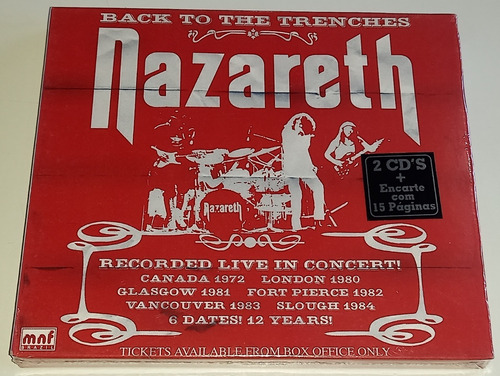 Nazareth - Back To The Trenches Live 72 - 84 (2cd's/lacrado)