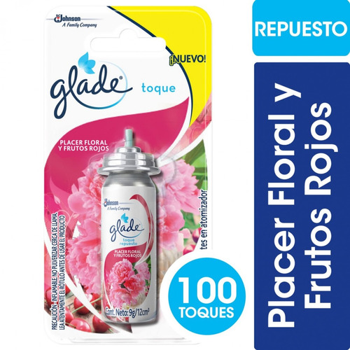 Glade Toque Placer Floral Y Frut. Rojos Rto. 