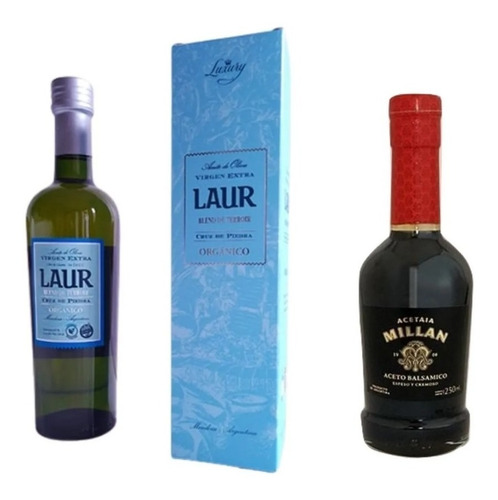 Aceite De Oliva Laur Cruz De Piedra X500ml + Aceto Millán