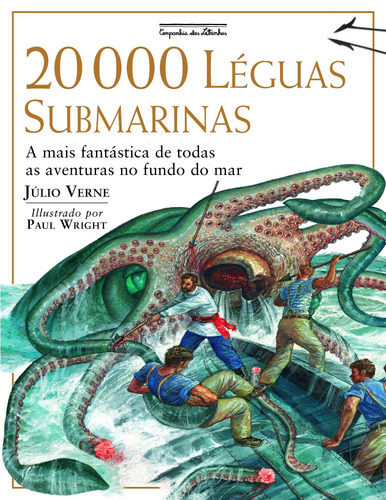 20 000 léguas submarinas, de Verne, Julio. Editora Schwarcz SA, capa mole em português, 1999