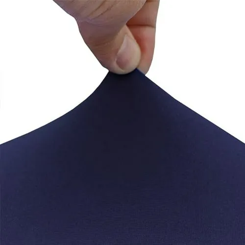 Cubierta De Mesa Cuadrada Ajustada Azul Marino 34 X 34 Pulga