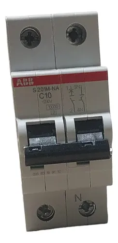 Interruttore Automatico ABB S201M C63, 10kA, 1 Polo, Bianco – Salvavita Monofase Per Impianti Elettrici