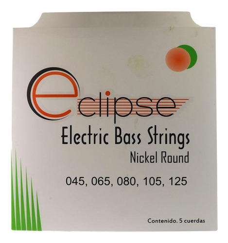 Eclipse Ba-5 Set 5 Cuerdas Nickel 45-125 Bajo Electrico