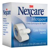 Comprar Esparadrapo Nexcare 2.5cm X 9.1m Micropore Papel - Caja 12 U