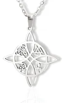 Comprar Colgante Nudo De Bruja Plata 925 + Cadena De Plata