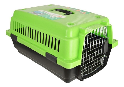 Transportadora Kennel Chica Color Verde Duna