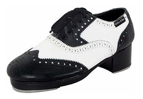 Zapatos De Tap Triple Threat En Blanco Y Negro