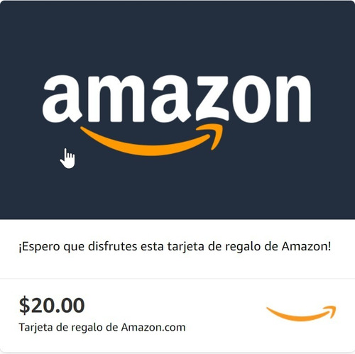 Tarjeta Amazon Gift 20 Usd Codigo Gift Card Usa