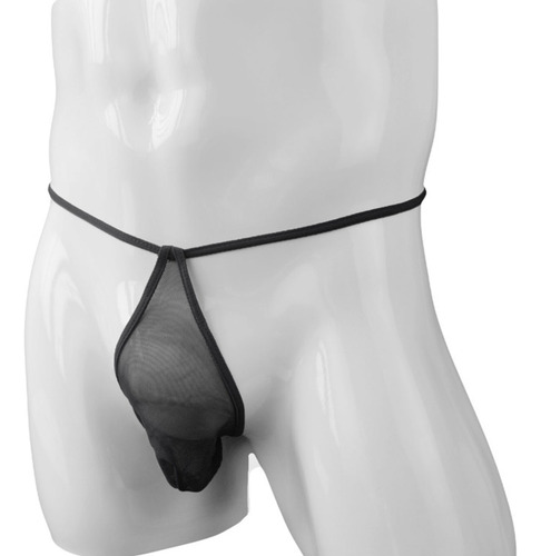 Calzoncillo Tanga De Malla Transparente Para Hombre Lenceria