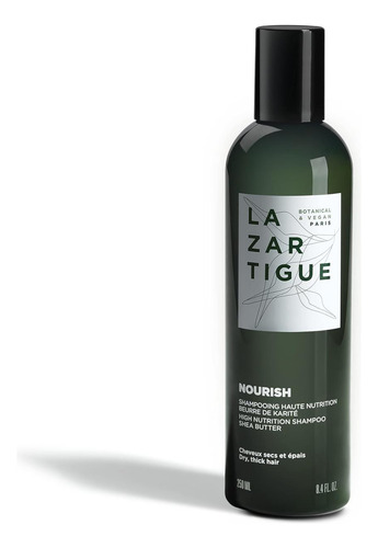 Shampoo Lazartigue Nourish, Enriquecido Com Manteiga De Kari