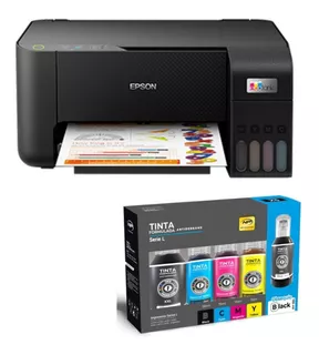 Impresora Multifunción Epson Ecotank L3210 + Combo De Tinta