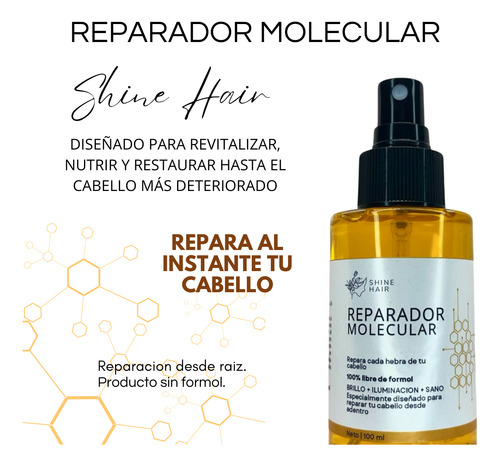 Reparador Molecular Intensiv Shine - X100cc Hidrata Y Repara
