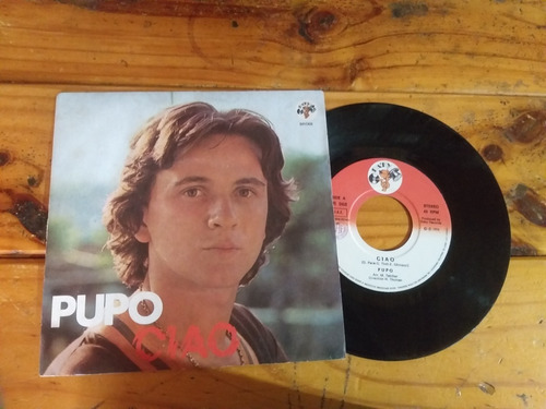 Pupo Ciao Vinilo Simple 7' Original Italia Pop 1978