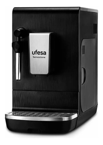 Cafetera Espresso Automatica Ufesa Sensazione Control Digita Color Negro