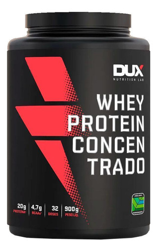 Whey Protein Concentrado 900g Dux - Pote - Chocolate Branco