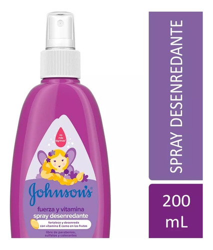 Johnson & Johnson Spray Para Peinar Fuerza Y Vitamina 200ml