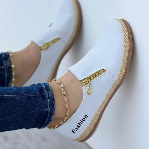 Zapatos De Mujer Pisos Otoño Caminar Zapatillas De Deporte
