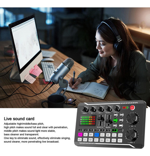 Misturador De Interface De Áudio Mixer F998 F998 F998 -