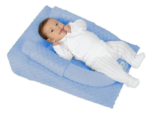 Cojin Autoreflujo Para Bebés Usado. Mediano Azul