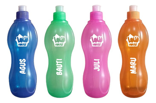 Botellitas Personalizadas Loud House Souvenir - Pack Por 10