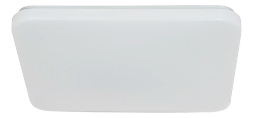 Plafon Led 45w Dinamico Cuadrado 48x48cm Sintra Con Control Estructura Blanco